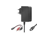 12V 1.2A 14.4W Krokodil Uç Akü Şarj Adaptörü - Siyah B5056