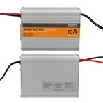 12V 10A Akıllı Hızlı Akü Şarj Cihazı, Analog Amper Göstergeli, 125x90x55mm