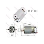 12V /12 Volt Dc Motor Şarjlı Matkap Motoru - Rs 550