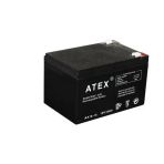 12V 12Ah/20Hr, Aku 12V 12Ah Atex 12-12 Atex Bakımsız Kuru Akü 9,5X15x9,8