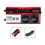 12v 2000w Modifiye Sinüs İnverter Araç Ve Güneş Enerjisi Uyumlu, Çift Usb, Çift Priz Ve Çakmaklık Epilons FRTKGTAP98YT5135