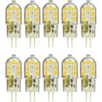 12V 3W Sarı Işık 3000K G4 Duylu LED Kapsül Ampul, 10 Adet - Altın