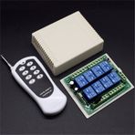 12V 433MHz 8 Kanallı Kablosuz Kumandalı RF Alıcılı Röle Modülü (K