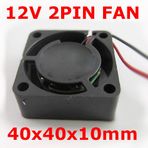 12v 4cm 2 Pin 40x40x10 Fan CPU Uyumlu