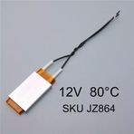 12V 80° Ptc Isıtıcı Alüminyum Alaşımlı Seramik Isıtıcı