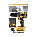 12V Çift Akülü Metal Şanzıman Taşıma Çantalı Led Işıklı Akülü Vidalama Şarjlı Matkap -