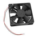 12V Çift Bilyalı Rulman Eksenel Fan, 4.72in DC12V 2600RPM 92.1CFM Egzoz Üfleyici Duman Duman Çıkarıcı, ABS Bıçaklı, Bakır Çekirdek, Lehimleme Için, 3D Lazer