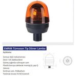 12V Döner Lamba Tümosan Tip (1 Ad )