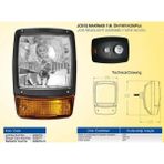 12V FAR SİNYALLİ (ARKADAN BAĞLANTILI-DEUTSCH SOKETLİ) CATERPILLAR-HİDROMEK-JCB-VOLVO İŞ MAKİNASI SOL