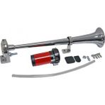 12v Havalı Korna Tekli Krom Marin Kompresörlü