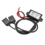 12V için 5V 3A 15W DC DC USB Converter Su Geçirmez Araba Uyumlu Konverter Dönüştürücü