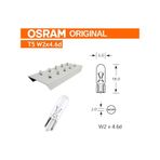 12v T5 1.2w Dipsiz Gösterge Ampulü 10 Adet Osram 2721 10x