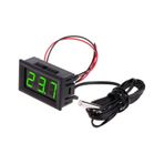 12V Termometre Su Geçirmez Sıcaklık Sensörü - Yeşil