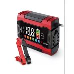 12V/8A Pulse Onarım Modlu Akü Şarj Cihazı Dijital Göstergeli Akıllı Akım Korumalı - Kış/Yaz
