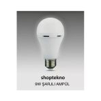 12W Şarjlı Led Ampul 6-8 Saat