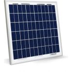 12W Watt Polikristal Güneş Paneli Lexron - Mavi