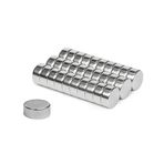 Ø12x5 Mm Neodyum Mıknatıs - Çap 12 Mm, Kalınlık 5 Mm - Yuvarlak Güçlü Mıknatıs 10 Adet