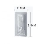 13.56 Mhz Ntag213 Nfc Rfid Etiket Transparan Manyetik Sticker Proximity Göstergeç