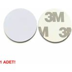13.56MHZ 25MM Para Tip Nfc Rfid Etiket NTAG215 Manyetik Sticker Proximity Göstergeç Kart Kapı Geçiş