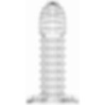 13 cm Kabartmalı Güçlü Uyarıcı Dildo Uzatmalı Penis Kılıfı