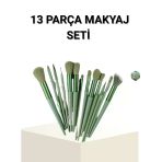13 Lü Profesyonel Makyaj Fırça Seti - Yumuşak Sentetik Kıllı, Tüm Cilt Tiplerine Uygun
