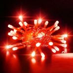 13 Metre Kırmızı Ultra Canlı Net Işık Kırmızı Led Işık Sabit Yanar 220 V Fişli Yılbaşı Ağacı Işığı Vitrin