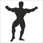 130 cm Body Gym Folyo Sticker