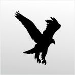 130 cm Kartal Folyo Sticker