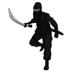 130 cm Ninja Folyo Sticker