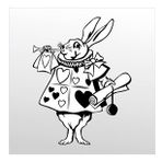 130 cm Süslü Tavşan Folyo Sticker