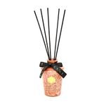 130 ml Somon Batik Cam Şişe Dark Amber Oda Kokusu