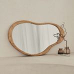 130 x 80 cm Dekoratif Tasarım Ahşap Konsol Üstü Duvar Aynası - Pinterest Duvar Dekor Aynası - 49
