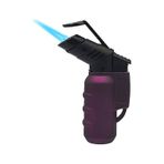 1300 Derece Turbo Torch Tek Pürmüz Kamp Pro Jet Çakmak Mor