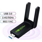 1300 Mbps 2.4-5 Ghz Dual Band USB Adapter Wireless