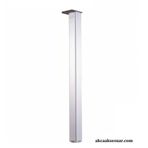 1307-K Ahşap Kare Tabla Masa Ayağı 60*60 71cm Krom
