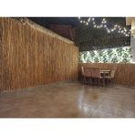 130CM Yükseklik x 600CM Genişlik Doğal Bambu Kamış Hasır Çit Dekoratif Bahçe Balkon ve Duvar Çiti Reed Fence