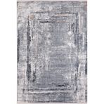 130x190 cm Stupino Gri Modern Yün El Dokuma Modern Geometrik Etnik Eskitme Desenli Boho Oturma Odası Salon Yolluk Koridor Mutfak Halısı