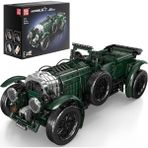 13191 Uzaktan Kumandalı Vintage Spor Araba Yapı Blokları 3918 Parça, Ingiliz Koleksiyon Araba Modeli