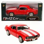 1:32 Alman Klasikleri Serisi Die Cast Çek Bırak Model Araba - 1969 Chevrolet Camaro Kırmızı