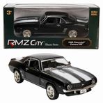 1:32 Alman Klasikleri Serisi Die Cast Çek Bırak Model Araba - 1969 Chevrolet Camaro Siyah
