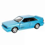1:32 Alman Klasikleri Serisi Die Cast Çek Bırak Model Araba - Mavi Audi Quattro