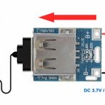 134N3P Powerbank Devresi - Lityum Pil Şarj - 5V 1A Usb Boost Modül Lion
