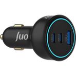 138W 3 Portlu Type-C + Usb-A Araç Şarj Aleti Pd 3.0 & Qc 4.0 Hızlı Araç Içi Şarj Cihazı