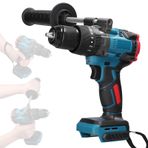 13mm Yüksek Tork Çok Fonksiyonlu Elektrikli Akülü Matkap Yüksek güçlü Kablosuz El Matkapları Fırçasız Motor Ev DIY Elektrikli Aletler