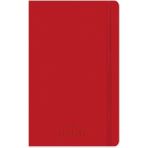 13X21 96 Yaprak Kareli Ciltli Premier Defter - Kırmızı - Standart