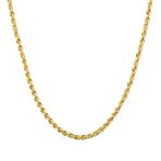 14 Ayar 45 Cm İnce Halat Altın Zincir Kolye 1,15 Gr