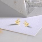 14 Ayar Altın Arı Küpe 0,83 gr