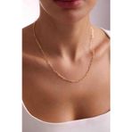14 Ayar Altın Ataç Zincir Kolye 3.7 mm