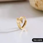 14 Ayar Altın Tek Minik Halka Küpe 0,62 gr