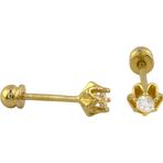 14 Ayar Altın Tragus Küpe - 0189528